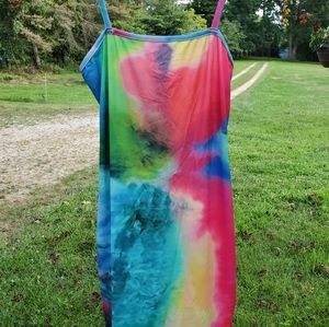 Tie Dye Mini Dress